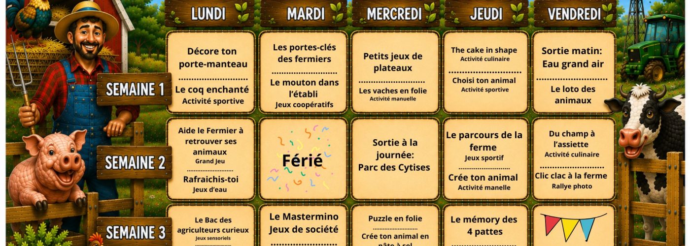 ⛱️ Animations d’été !