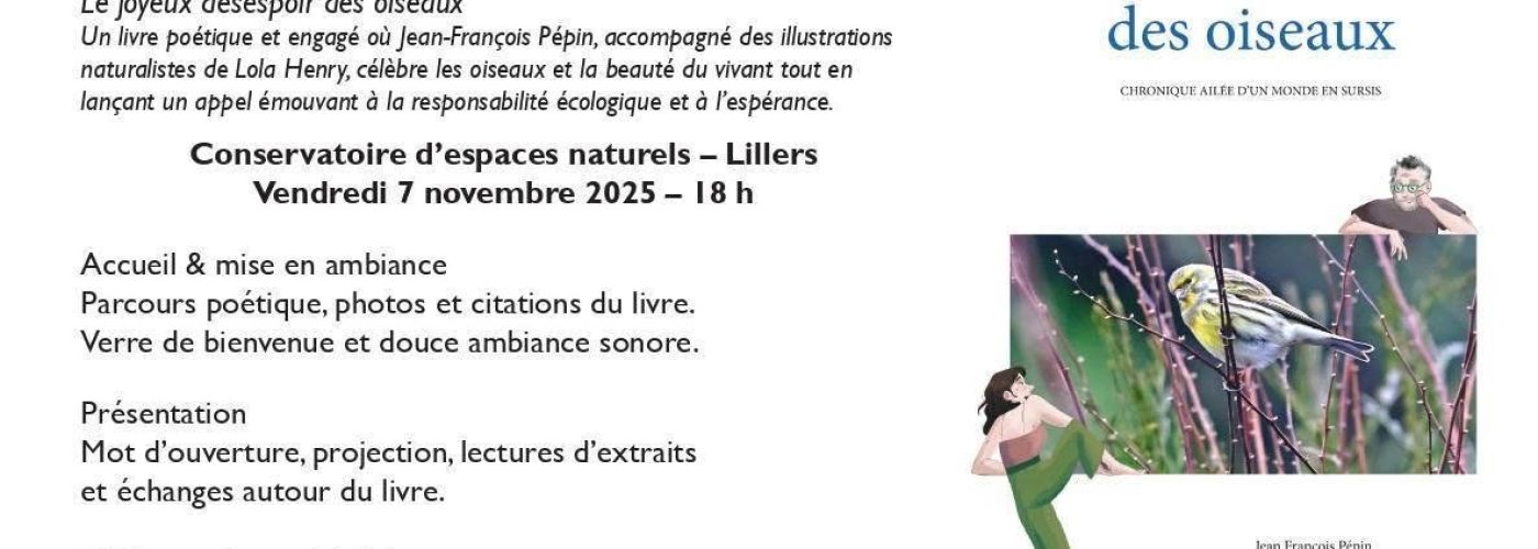 🐦 « Le joyeux désespoir des oiseaux »