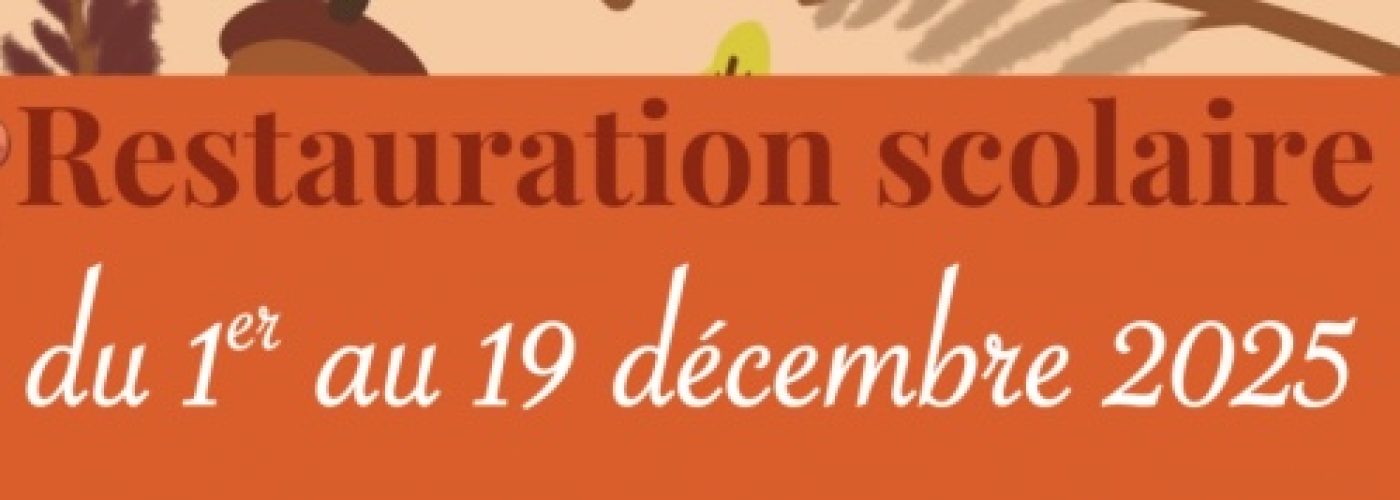 🥗 A la carte du restaurant scolaire !