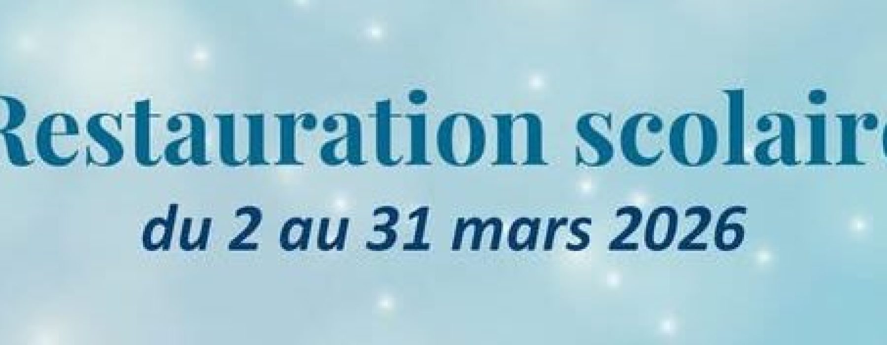 🍽️ Au menu du restaurant municipal !