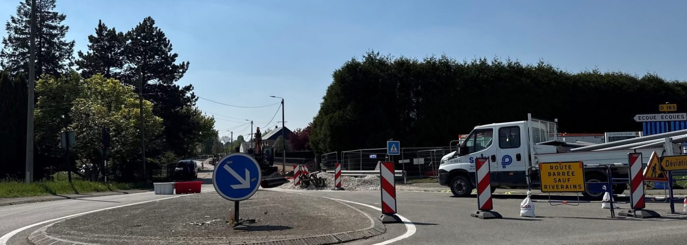travaux de réaménagement de la rue de La Haye prolongée