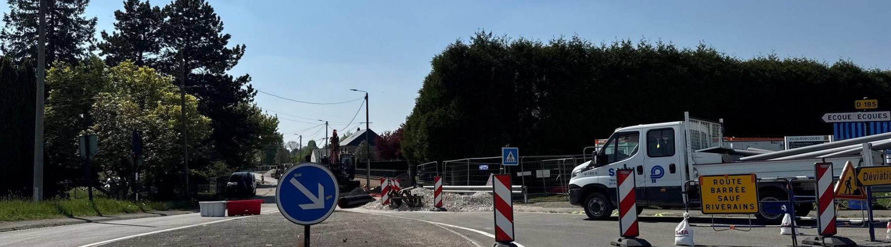 travaux de réaménagement de la rue de La Haye prolongée